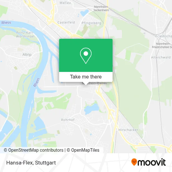 Hansa-Flex map