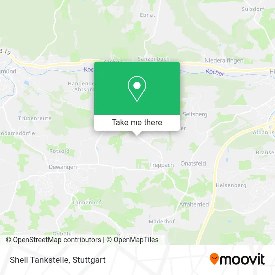 Shell Tankstelle map