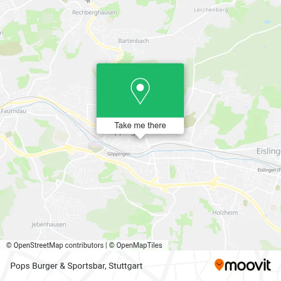 Pops Burger & Sportsbar map
