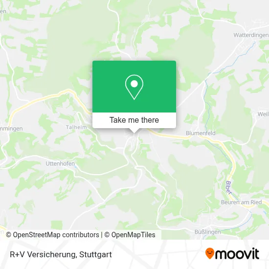 R+V Versicherung map