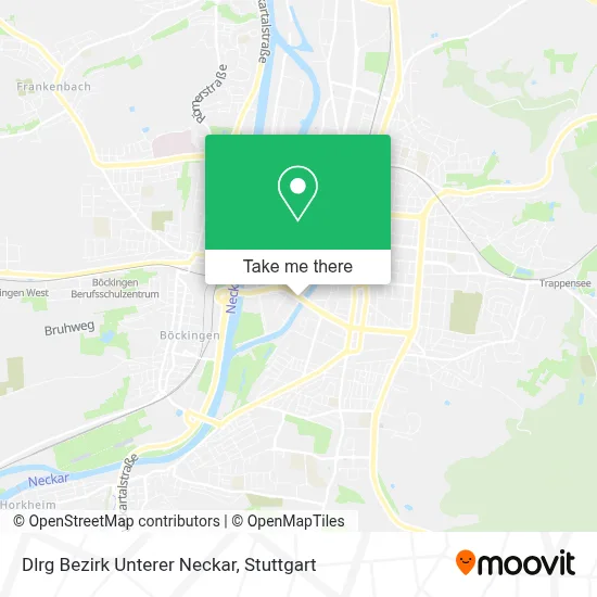 Dlrg Bezirk Unterer Neckar map