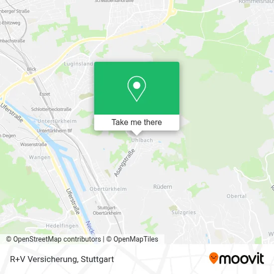 R+V Versicherung map