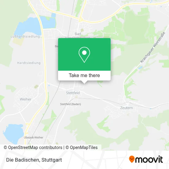 Die Badischen map