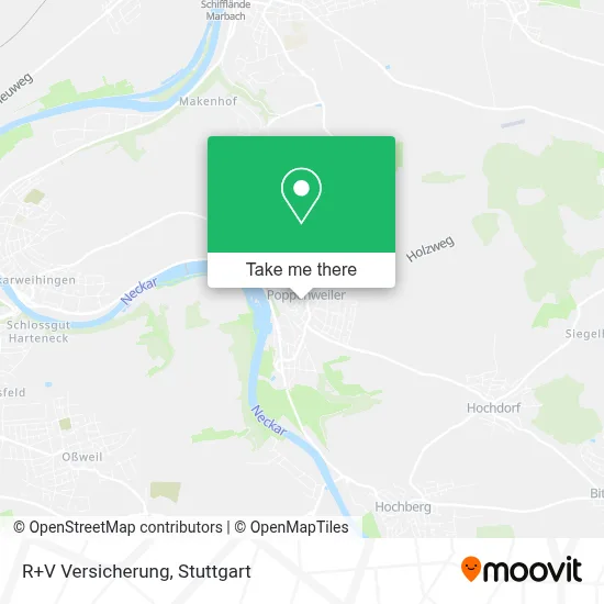 R+V Versicherung map