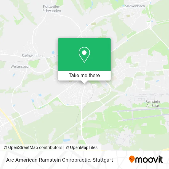 Arc American Ramstein Chiropractic map