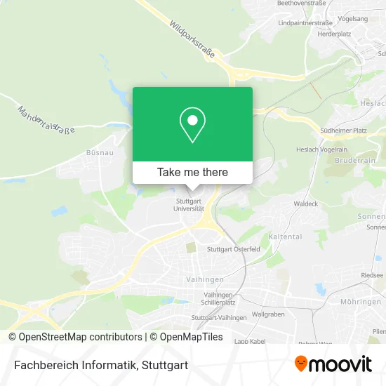 Fachbereich Informatik map