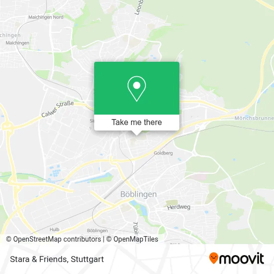 Stara & Friends map