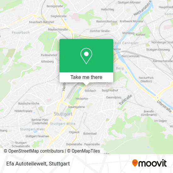 Efa Autoteilewelt map