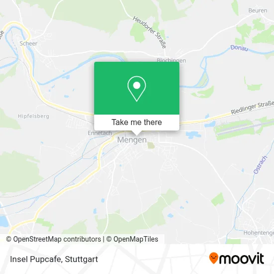 Insel Pupcafe map