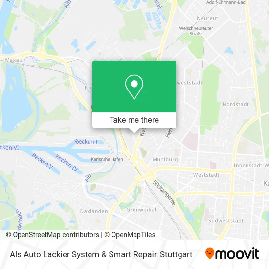 Als Auto Lackier System & Smart Repair map