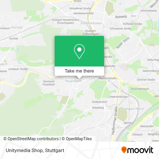 Unitymedia Shop map