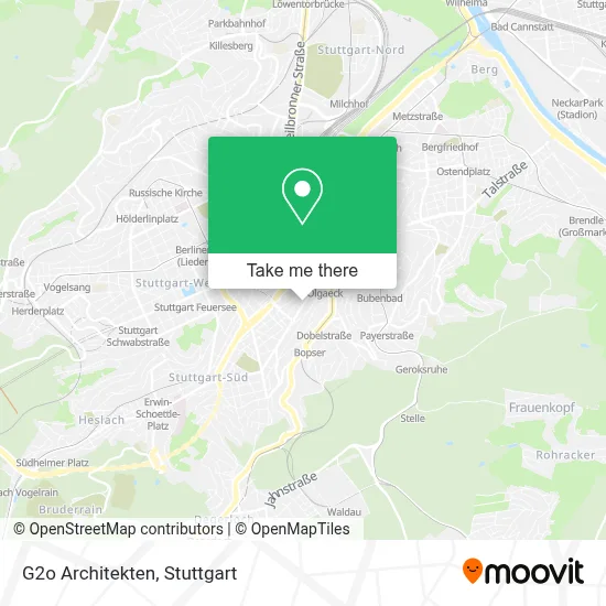 G2o Architekten map