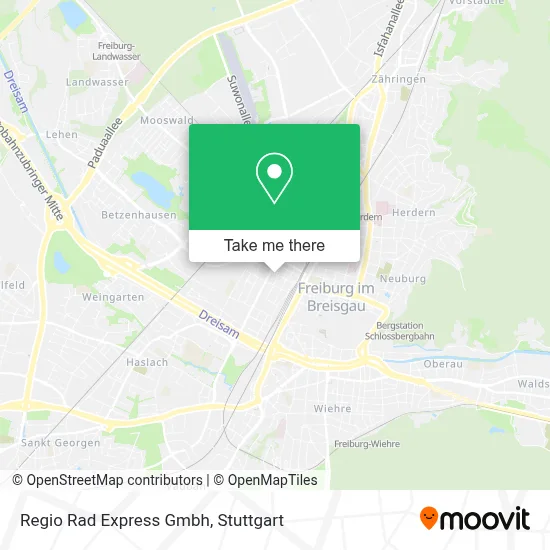 Regio Rad Express Gmbh map