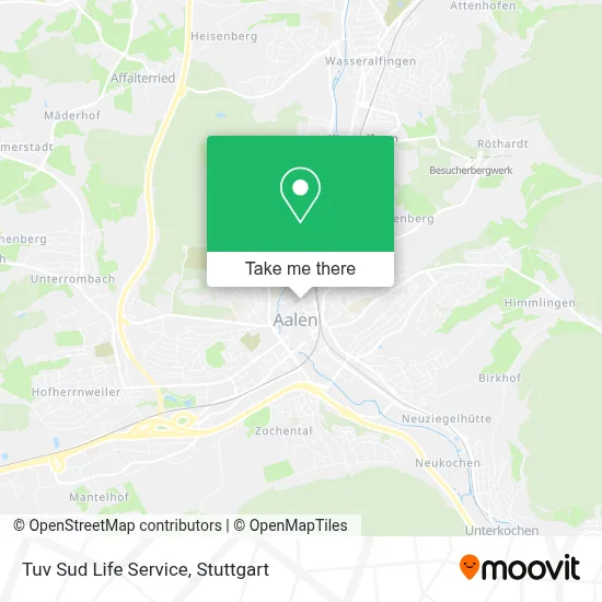 Tuv Sud Life Service map