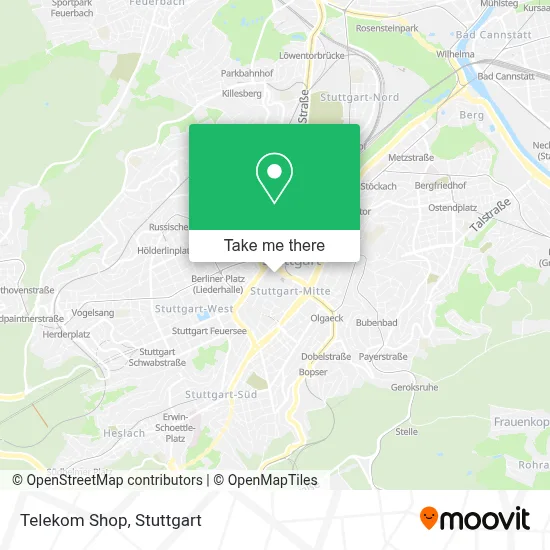Telekom Shop map