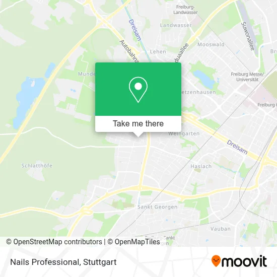 Nails Professional map