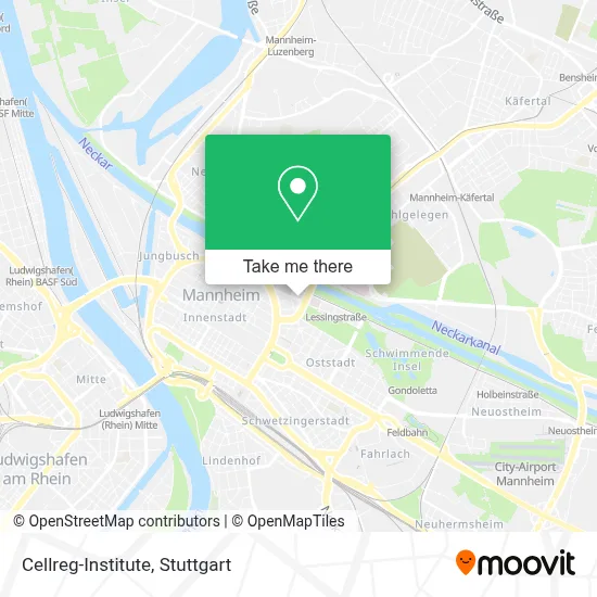 Cellreg-Institute map