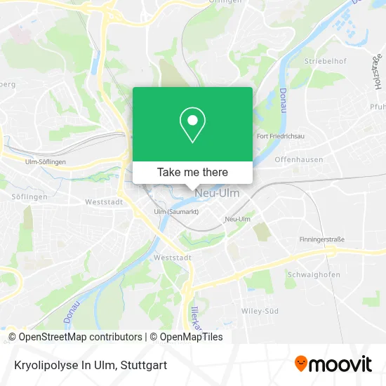 Kryolipolyse In Ulm map