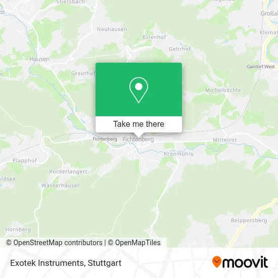 Exotek Instruments map