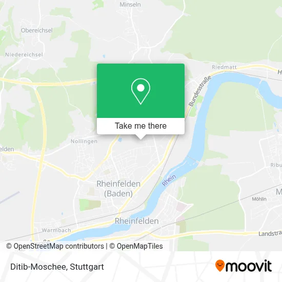 Ditib-Moschee map