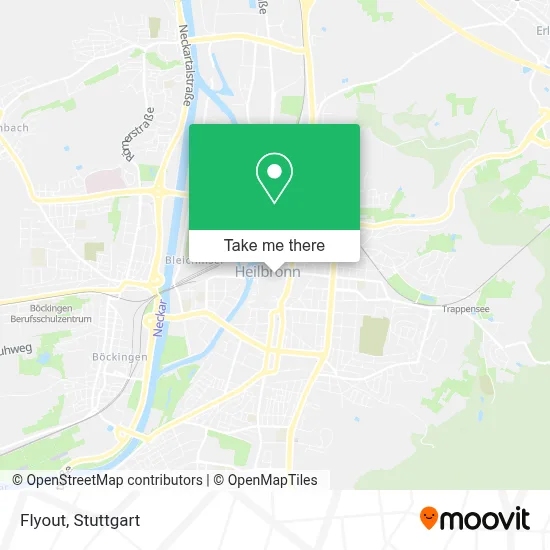 Flyout map