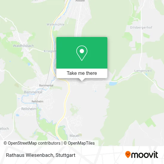 Rathaus Wiesenbach map