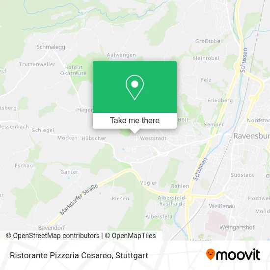 Ristorante Pizzeria Cesareo map