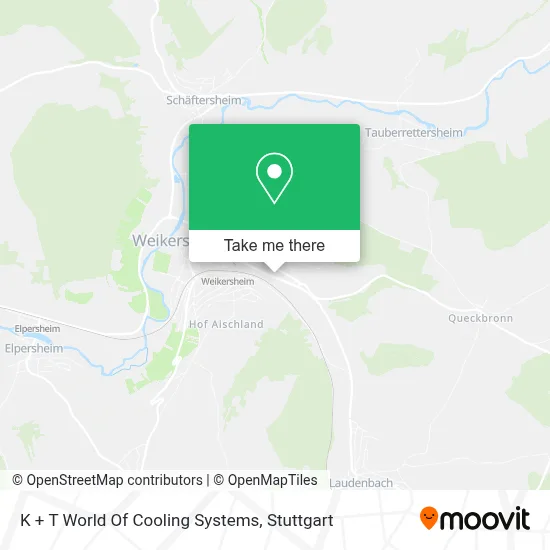 K + T World Of Cooling Systems map