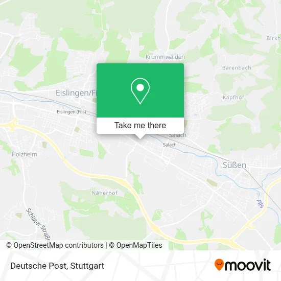 Deutsche Post map