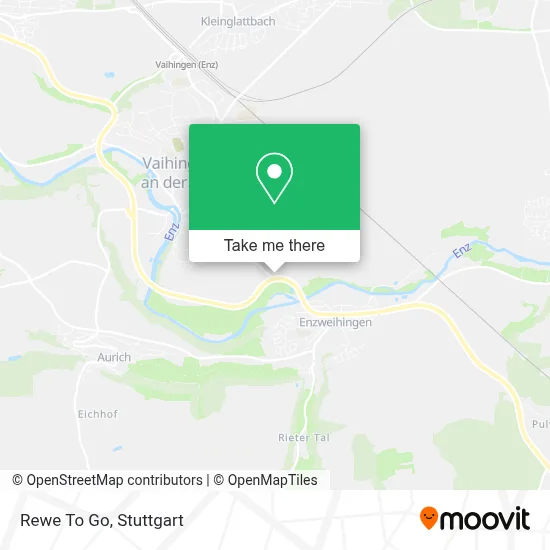 Rewe To Go map
