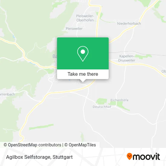 Agilbox Selfstorage map