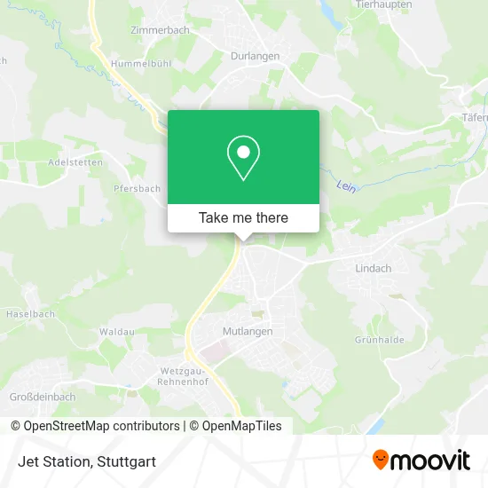 Jet Station map