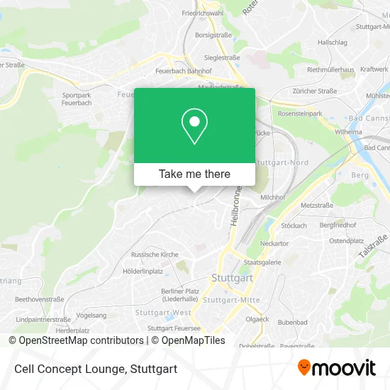 Cell Concept Lounge map