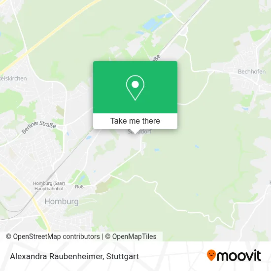 Alexandra Raubenheimer map