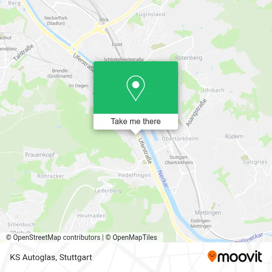 KS Autoglas map