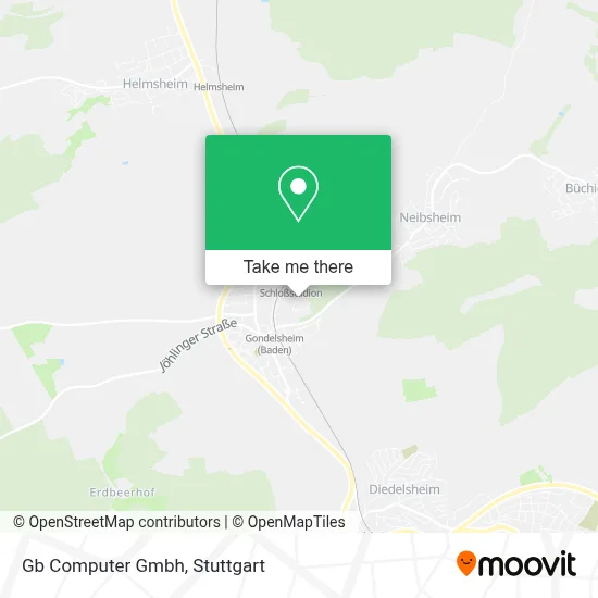 Gb Computer Gmbh map