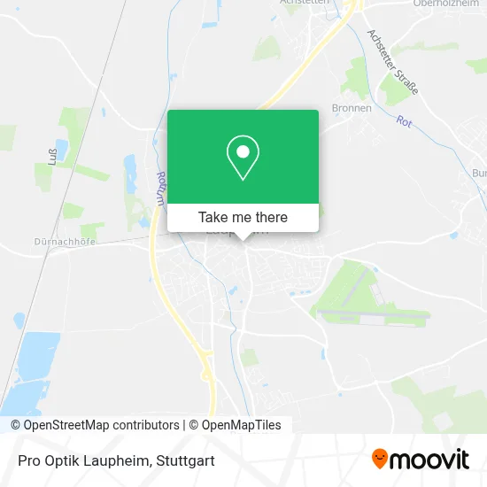 Pro Optik Laupheim map