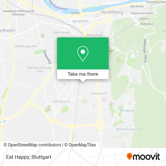 Eat Happy map