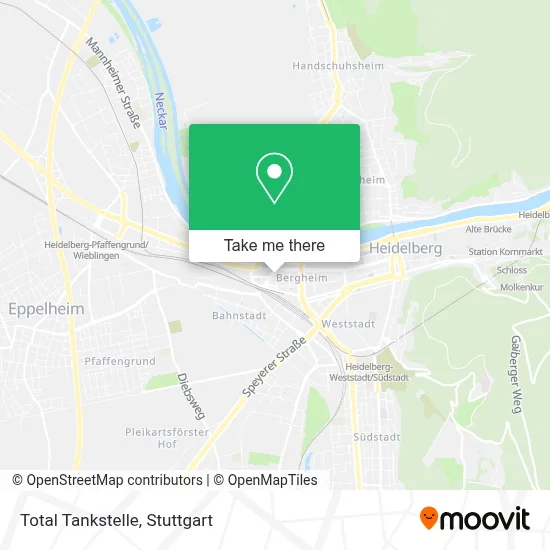 Total Tankstelle map