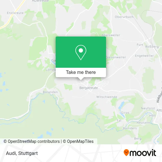 Audi map