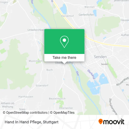 Hand In Hand Pflege map