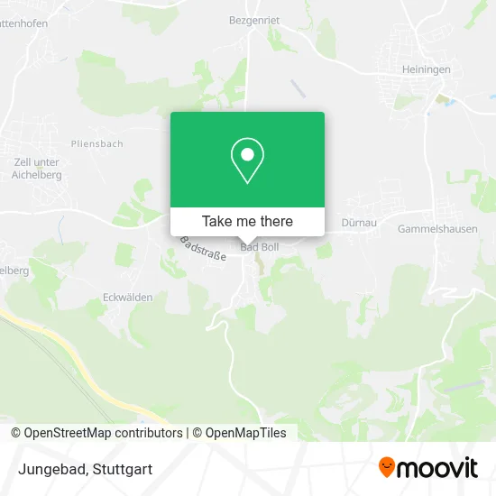 Jungebad map