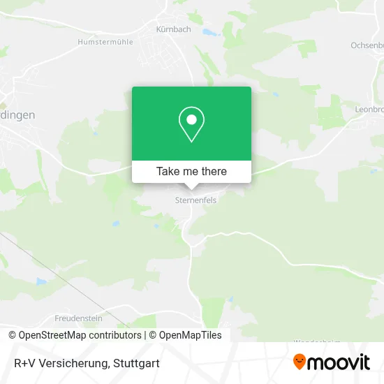 R+V Versicherung map