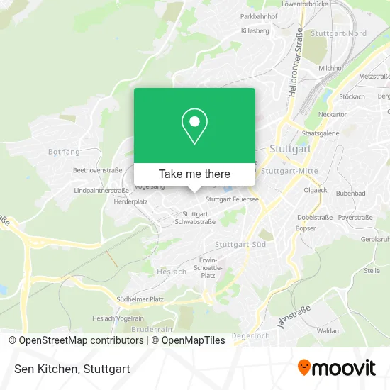 Sen Kitchen map