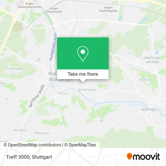 Treff 3000 map
