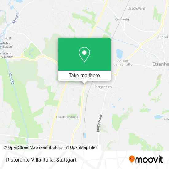 Ristorante Villa Italia map