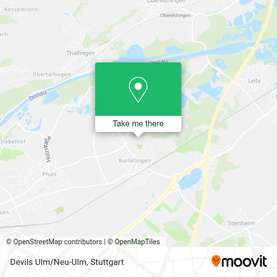 Devils Ulm/Neu-Ulm map