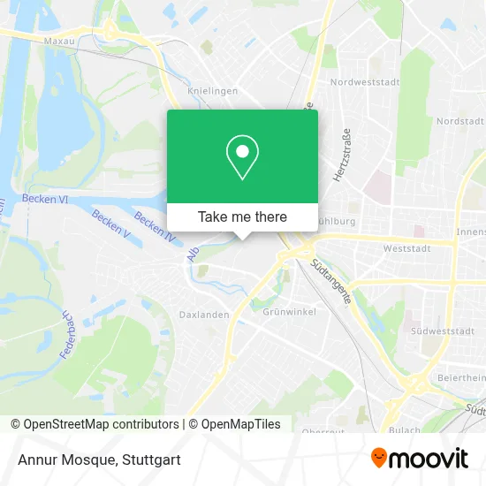 Annur Mosque map