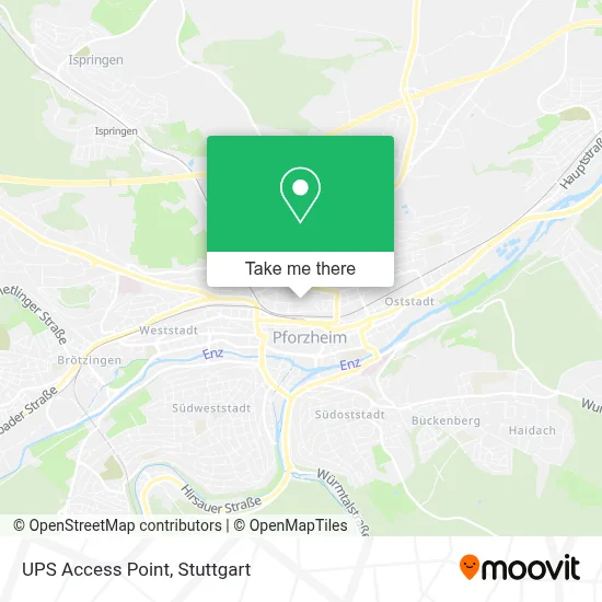 Ups Access Point map