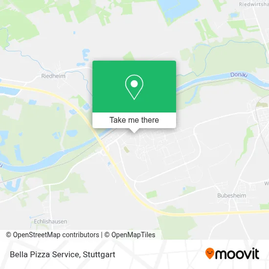 Bella Pizza Service map
